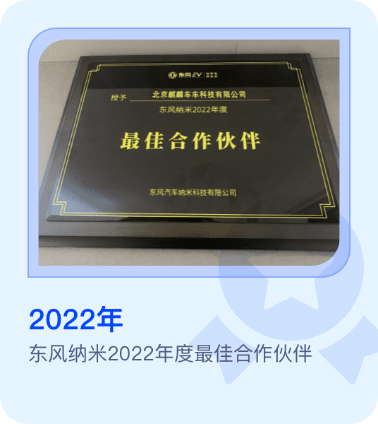 东风纳米2022年度最佳合作伙伴