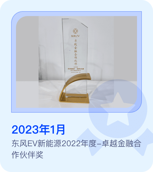 东风Even新能源2021年度-卓越金融合作伙伴