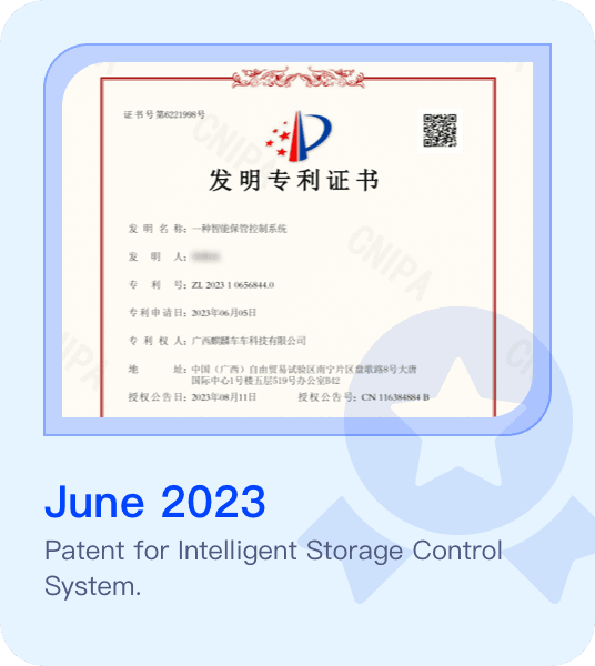 Patent for Intelligent Storage Control System